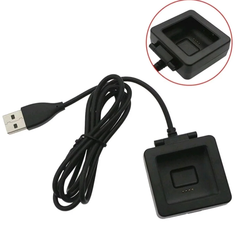 Smartwatch USB Charger for Fitbit Blaze, Charging Cable Cord Dock Stand. The ite